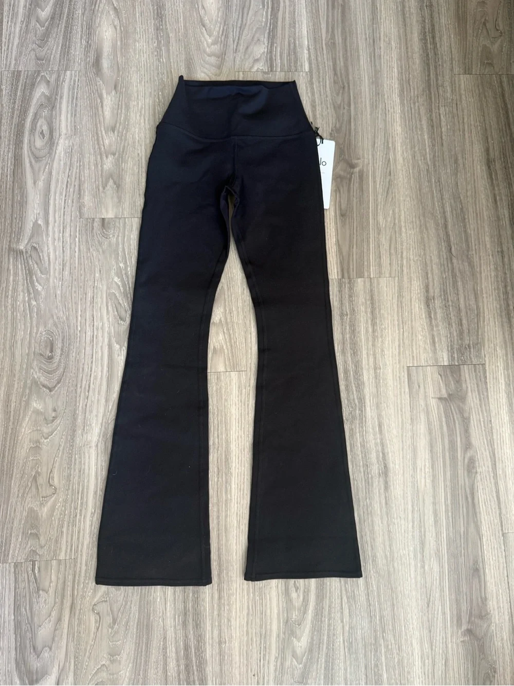 Alo Yoga Airbrush High-Waist 7/8 Bootcut Leggings Black XXS NWT